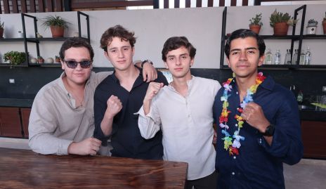  Andrés Cambeses, Isra López, Marcelo Sarquis y Mario Veliz.