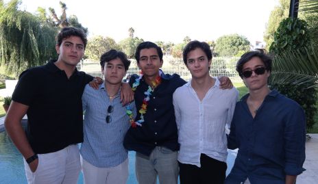  Omar Feres, Sergio Torres, Mario Veliz, Alex Lozano y Fernando Rodríguez.