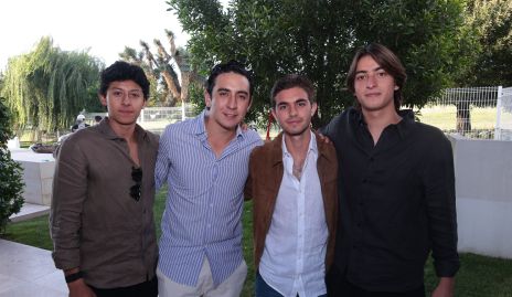  Alfredo Ayala, José Hermosillo, Marcelo Nieto y Sebastián Veliz.