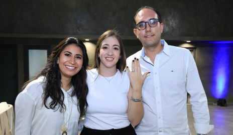  Ana Gaby Ríos, Yamilé Fontes y José Guillermo Silva.