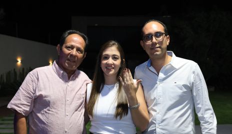  Ernesto Silva, Yamilé Fontes y José Guillermo Silva.
