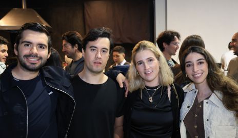  Rodrigo Pérez, Daniel Estrada, Macarena Anaya y Paula Pérez.