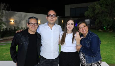  Tomás Sánchez, José Guillermo Silva, Yamilé Fontes y Berenice Martínez.