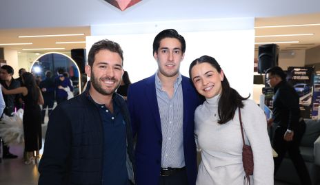  Roberto, Rubén Torres y Montserrat Bedolla.