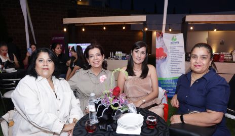  Ada Luz Martínez, Ana Laura Burciaga, Nedy Romero y Sonia Segovia.