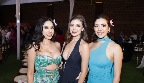  Ximena Azanz,  Anahí Urbiola y Eyra Palomares.