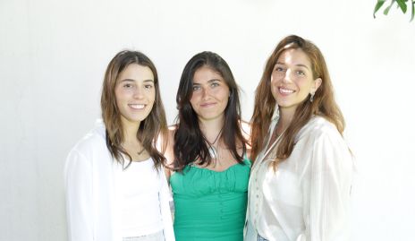  Fer Del Valle, Andrea Salazar y Priscila Martínez.