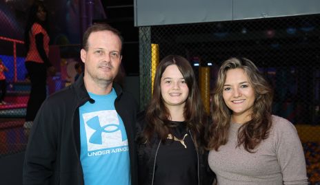  José Manuel Pérez, Cintia Pérez y Cintia Morales.
