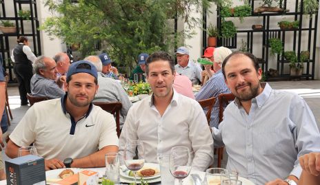 Marcelo González, Paco Dauajare y Carlos Fernández.