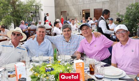  Galo Galván, Paco Leos, Ariel Álvarez y Serafín Ortiz.