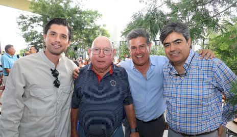 Gerardo Serrano, Juan Bremer, Galo Galván y Paco Leos.