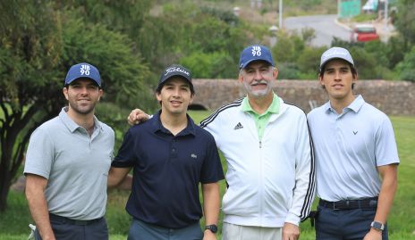  Alejandro Bremer, Emilio Rodríguez, Javier Arroyo y Marcelo Rodríguez.