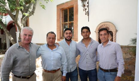  Diego Ayala, Diego, Emilio y Eduardo Rivera.