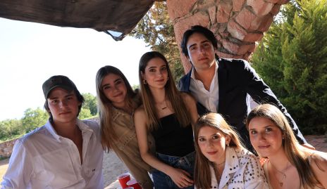  Chato, Maca Rosillo,  Cayetana Fernández, Juan Carlos de la Rosa, Miranda Gutiérrez y Vane Elizondo.
