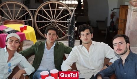 Manuel Díaz Infante, Patricio Ojeda, Diego Gómez y Mateo Guerra.