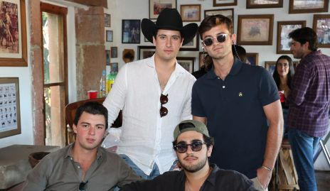  Roberto Silva, Patricio Sarquis, Alejandro Labastida y Alejandro Cambeses.