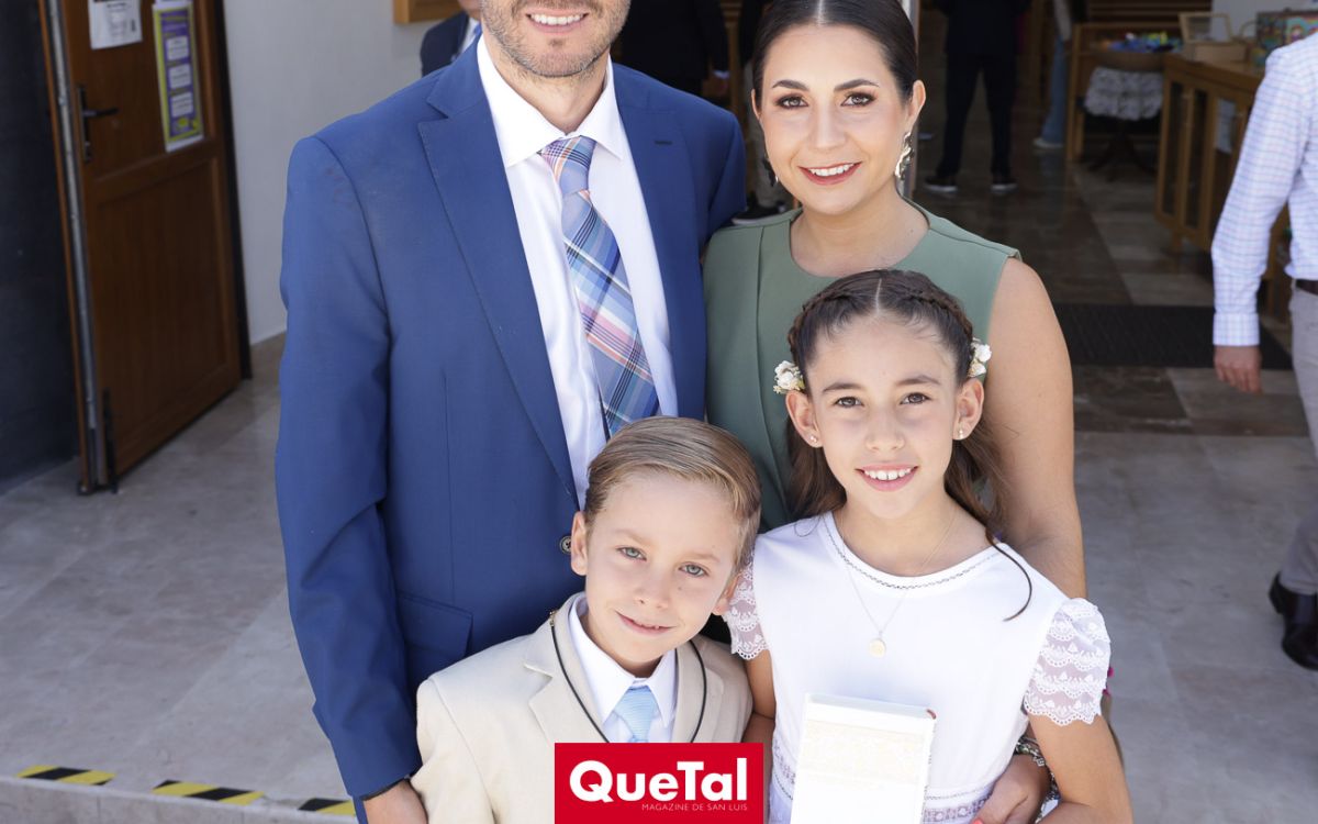 PRIMERA COMUNIÓN DE INÉS Y MEMO HERNÁNDEZ LÁZARO