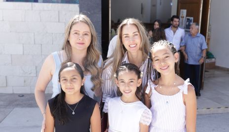  Érika Corzo, Romina Serrato, Daniela Borbolla, Inés Hernández y Emilia Torres.