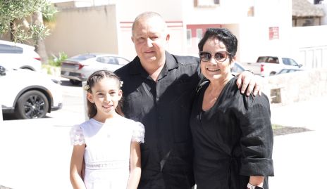  Inés Hernández, Paco Lavín y Tita Lavín.