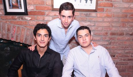  Emiliano del Sol, Mateo Conde y Pepe Barrón.