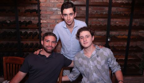  Daniel Carreras, Mateo Conde e Isra López.