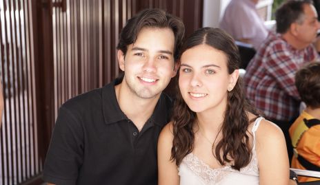  Diego González y Daniela Galán.