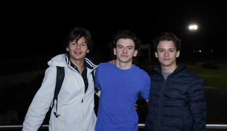   Teo Sacarías, Mauricio Ochoa y Alejandro Ochoa.