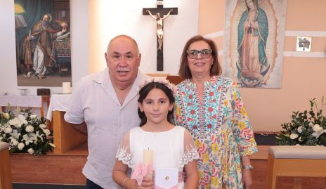  Horacio López, Eugenia Garduño y María Saavedra.