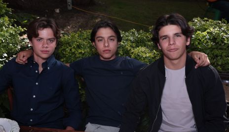  Santiago González, Turra González y Hugo Vidal.