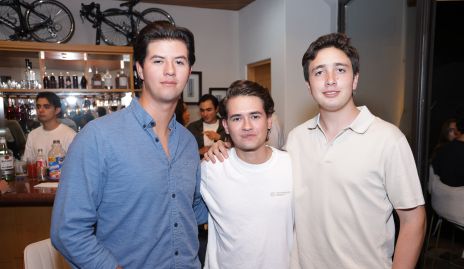  Andrés González, Rodrigo Pérez y Luis Rico.