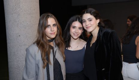  Farah Fontes, Natalia Heredia y Sigrid Zendejas.