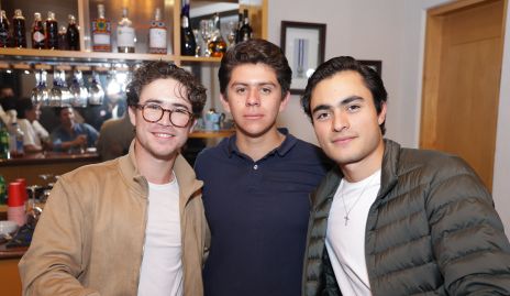  Juan Pablo Abaroa, Patricio Ojeda y Patricio Farías.