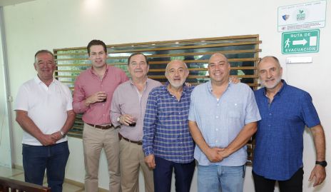 Fernando Anaya, Óscar López, Sergio López, Wilfrido Martínez, José Ángel Morales y Gustavo Martínez.
