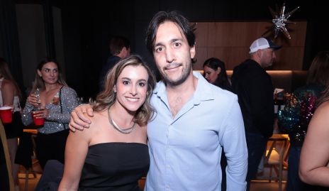  Gloria Escobedo y Horacio González.