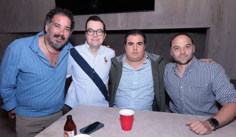  Juan Pablo Meade, Nacho Alcántara, Virgilio Garza y Guillermo Narváez.