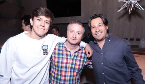  Mauricio Lomelí, Lalo Rodríguez y Guillermo Rodríguez.