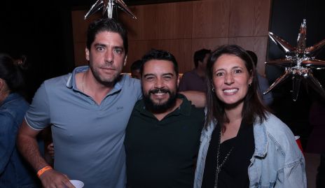  Enrique González, Arturo Llamas y Paulette González.