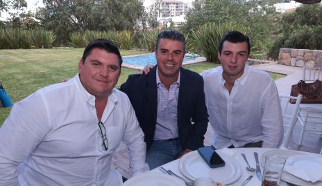  Jorge Díaz, Santiago Labastida y Alejandro Labastida.