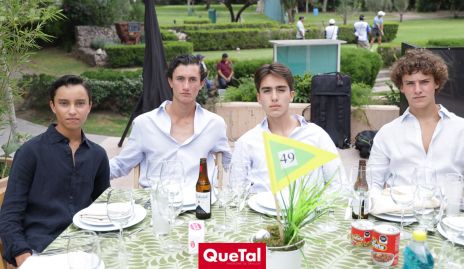  Patricio Leos, Ricardo Trujillo, Mauricio Alcalde y Santiago Mercado.