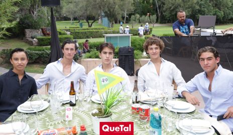  Patricio Leos, Ricardo Trujillo, Mauricio Alcalde, Santiago Mercado y Diego Carreras.