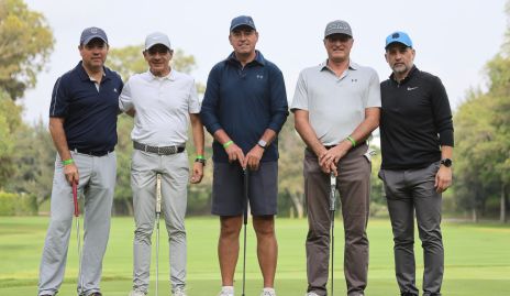  Jorge Acebo, Elías Abud, Fernando Pérez, Jorge Gómez y Rodrigo Veytia.