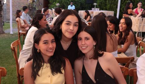 Alexa Meade, Andrea García y Sofía Flores.
