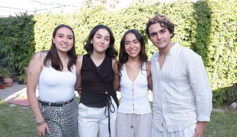  Ximena Betancourt, Andrea García, Camila Rosillo y Jalil Chalita.