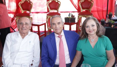  Alfonso Martínez, Antonio Acebo e Isabel Camargo.