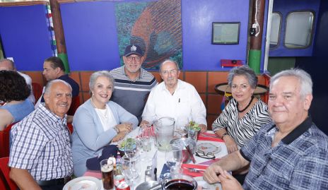 Alberto Gómez, Lucía González, Alonso Santamaría, Miguel Campos, María Idalia y Rodolfo Rodríguez.