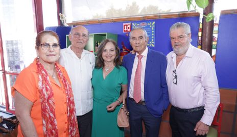  Mati Galán, Alfonso Martínez, Isabel Camargo, Antonio Acebo y Lico Ruiz.