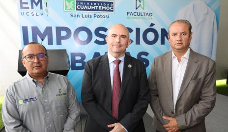  Gerardo Eguía, Francisco Martínez y Andrés Mares.