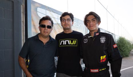  Victor Barrales, Marcelo Barrales y Joel Pérez.