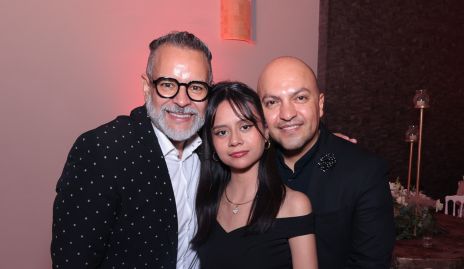  Miguel Meave, Ana Meave y Richo Anaya.