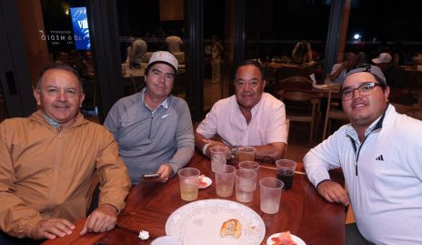  Octavio Aguilón, Mauricio Balbotín, Alejandro Aguilón y Alejandro Aguillón.